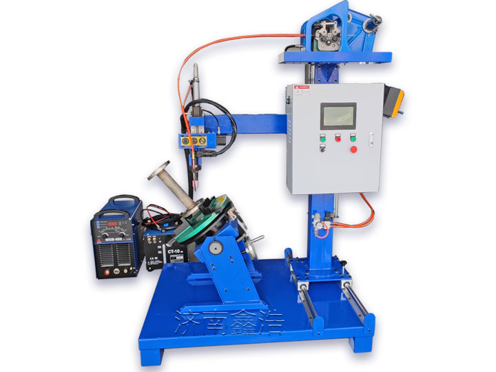 【濟(jì)南鑫浩焊接】詳細(xì)介紹環(huán)縫的自動(dòng)焊接變位機(jī)在使用上的優(yōu)勢(shì)